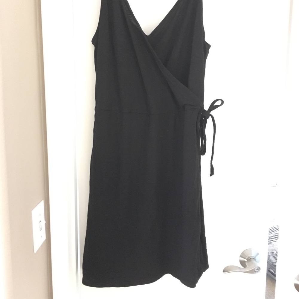 Faux wrap dress